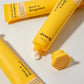 three natural hydroxyapatite toothpaste tubes, brand is About28 Oral Cleanser, mint and bergamot flavour fluoride-free